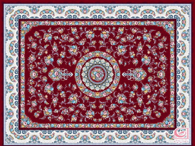 فرش گل افشان لاکی