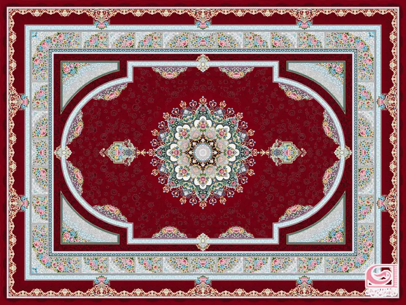 فرش طاقبستان لاکی