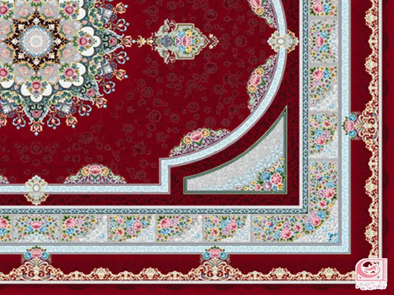 فرش طاقبستان لاکی