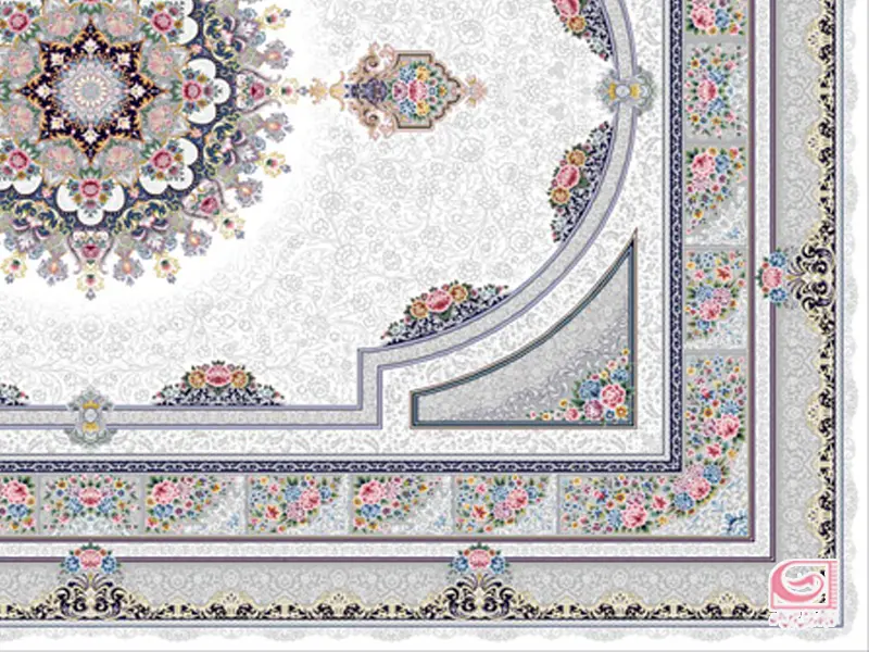 فرش طاقبستان کرمی