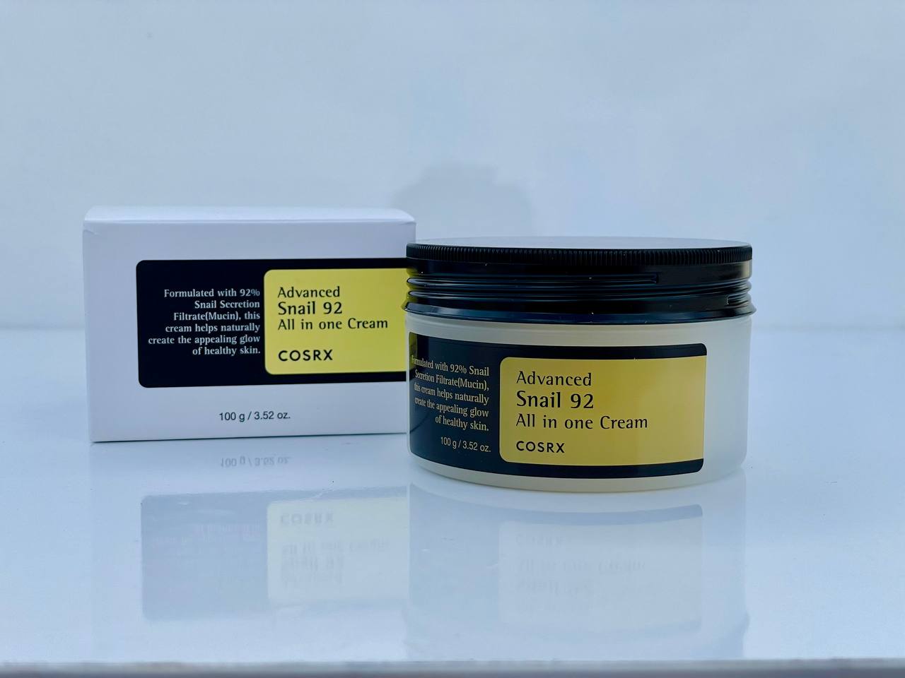 کرم همه‌کاره حلزون ۹۲٪ پیشرفته کُس‌آر‌ایکس  COSRX Advanced Snail 92 All In One Cream (100g)