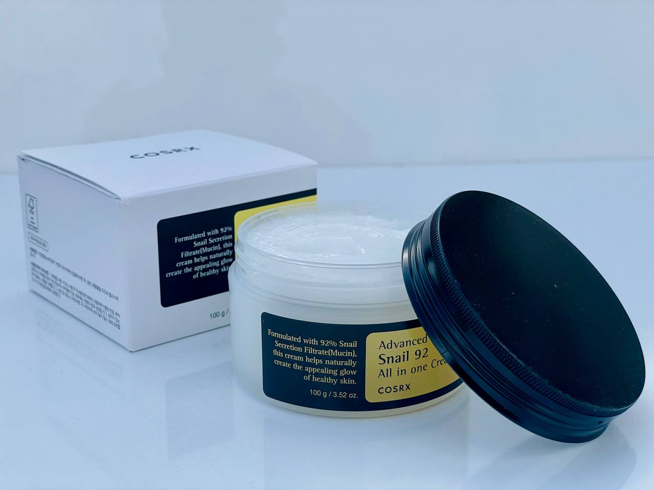 کرم همه‌کاره حلزون ۹۲٪ پیشرفته کُس‌آر‌ایکس  COSRX Advanced Snail 92 All In One Cream (100g)